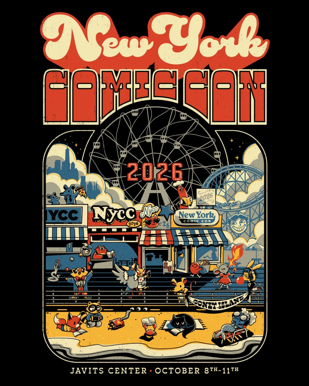 A Milestone Celebration: New York Comic Con Announces 20th Anniversary and "Coney Island" Theme for 2026