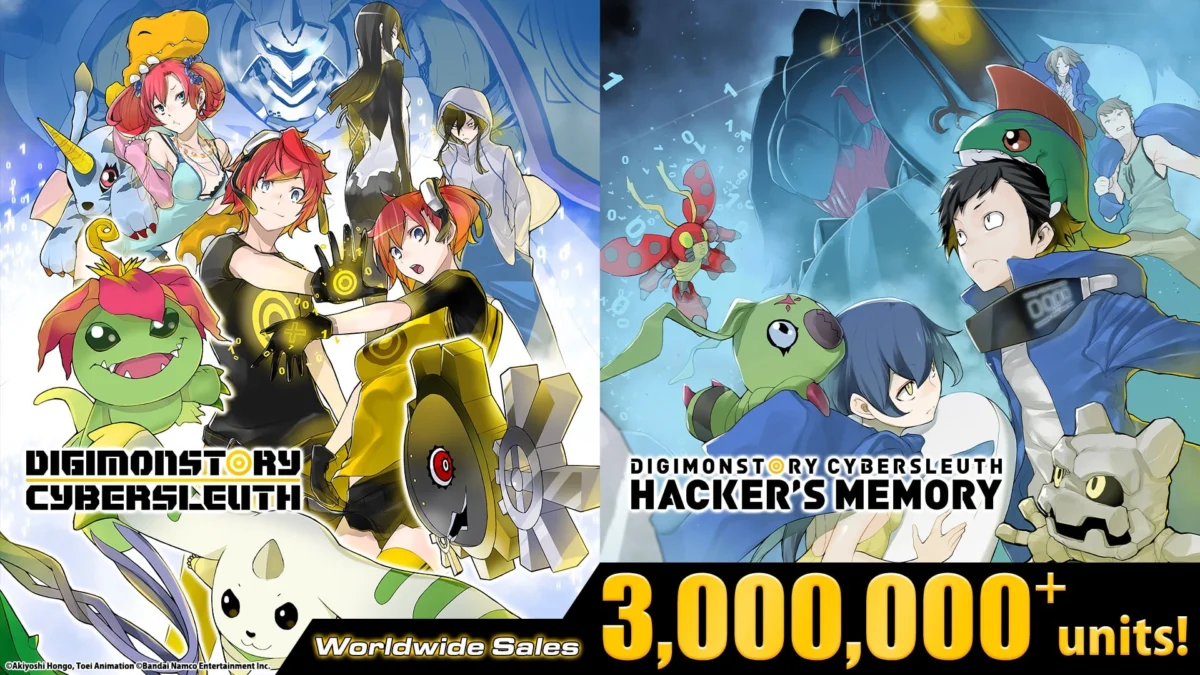 Digimon Story: Cyber Sleuth Series Exceeds 3 Million Units in Global Sales, Signifying Franchise Resurgence