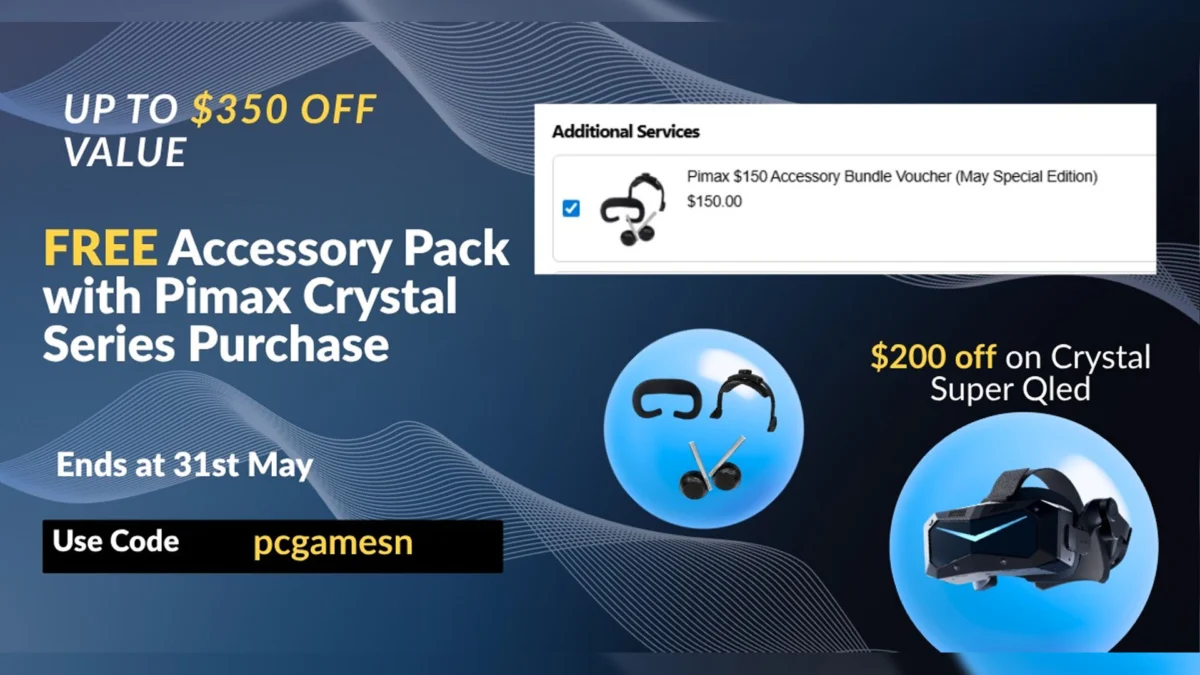 Elevate Your Immersion: Pimax Unveils Exclusive Bundle Deal for Crystal Light and Crystal Super Headsets