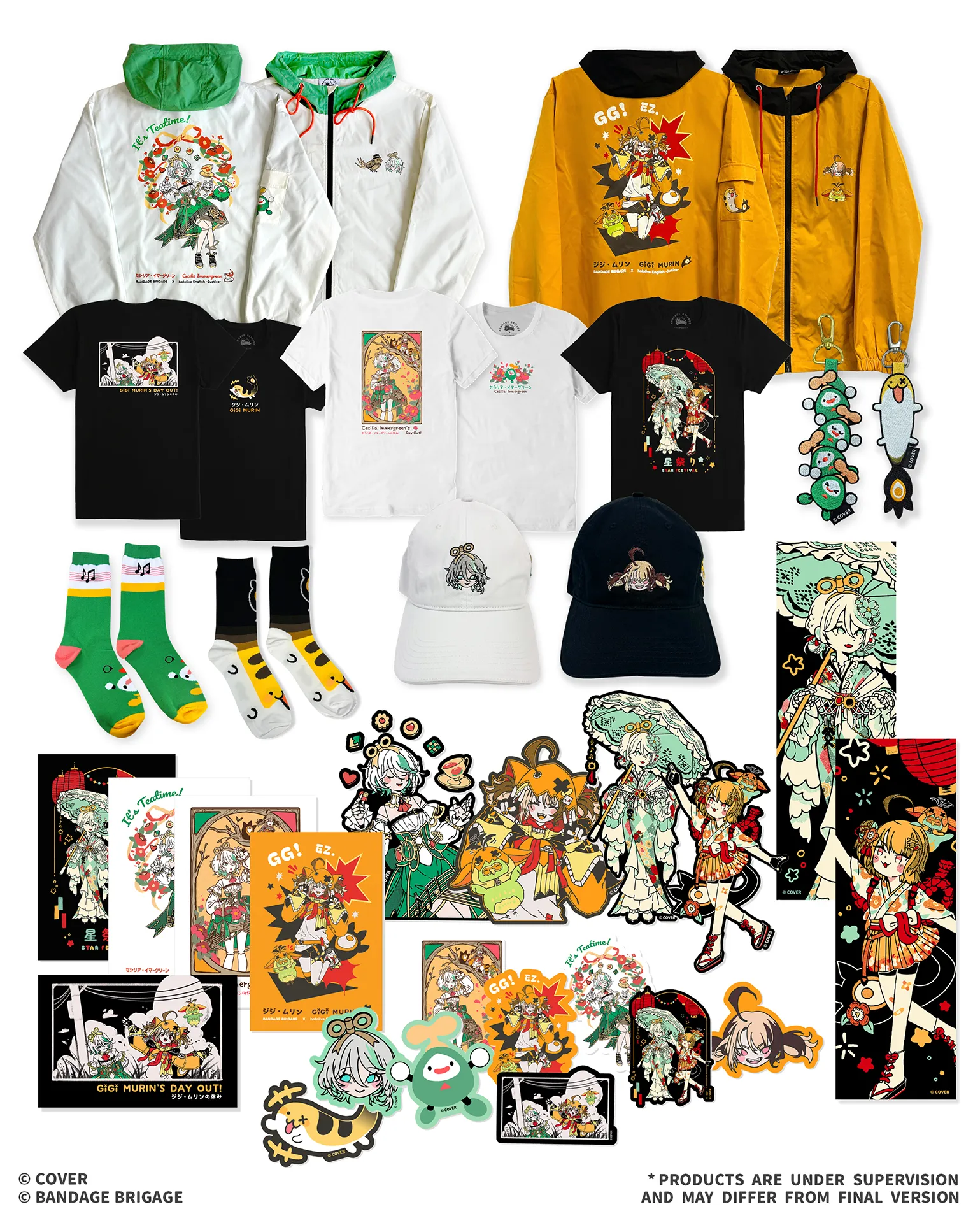 Fashion Meets Fandom: COVER Corporation Announces Landmark Collaboration Between hololive English and Bandage Brigade