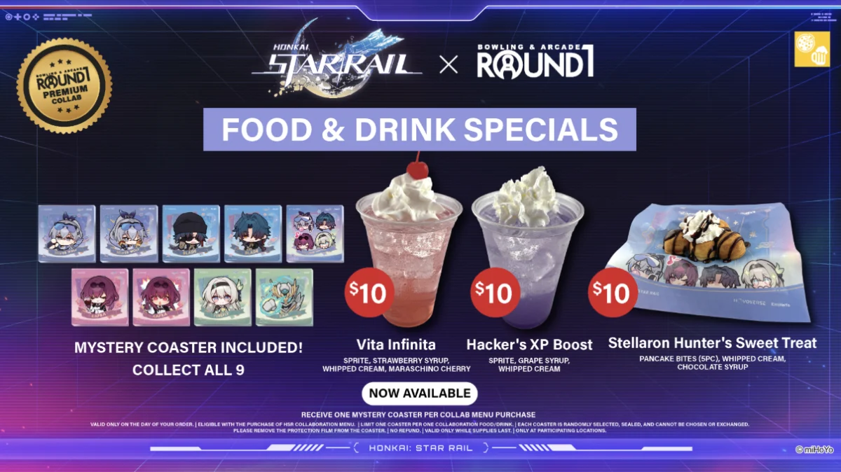 Galactic Arcade Takeover: HoYoVerse and Round1 USA Announce Massive Honkai: Star Rail Collaboration
