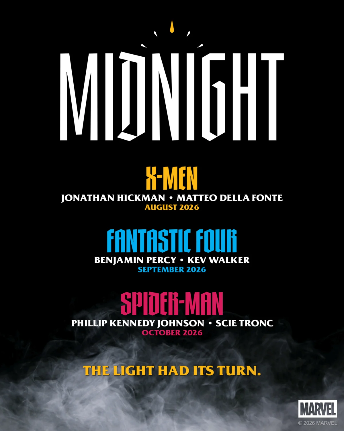 Into the Shadows: Marvel Comics Unveils the Terrifying “Midnight Universe”