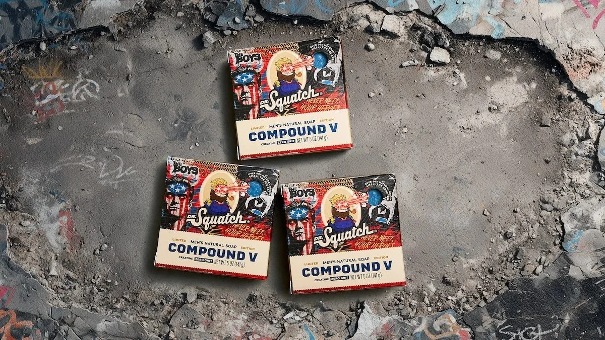 Scrubbing Clean with Supe-Serum: Dr. Squatch Partners with Vought for ‘Compound V’ Soap