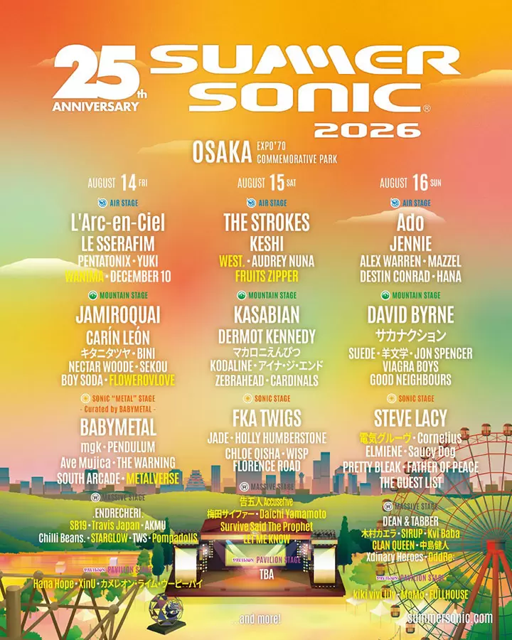 Summer Sonic 2026: A Milestone Celebration as Japan’s Premier Music Festival Turns 25
