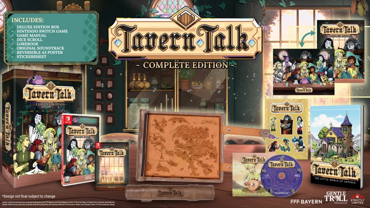 Tavern Talk Complete Edition: The Cozy Fantasy RPG Experience Comes to Physical Retail