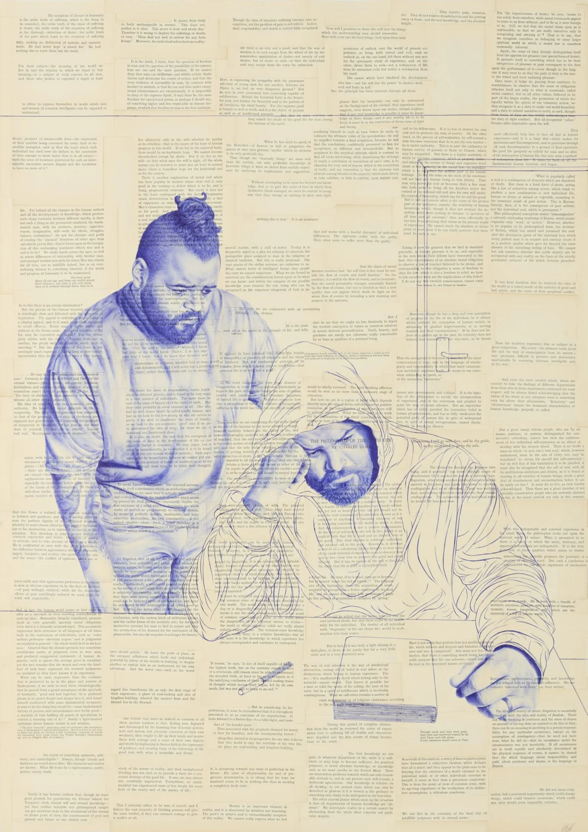 The Architecture of Grief: Habib Hajallie’s Black & Blue Explores the Intersection of Ink, Memory, and Loss