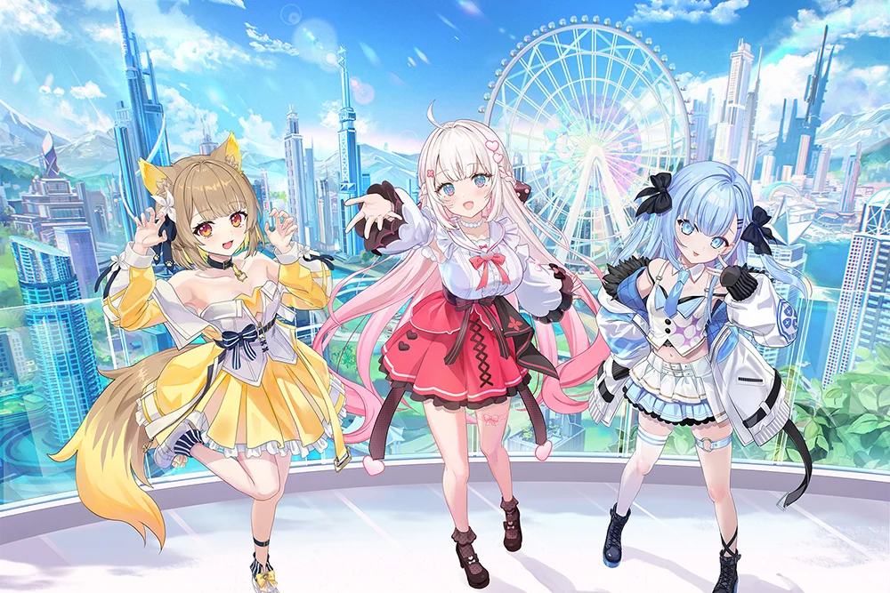 The Dawn of a New Era: FUNCLASS Inc. Unveils "VEIL PROJECT" with Three Debut VTubers