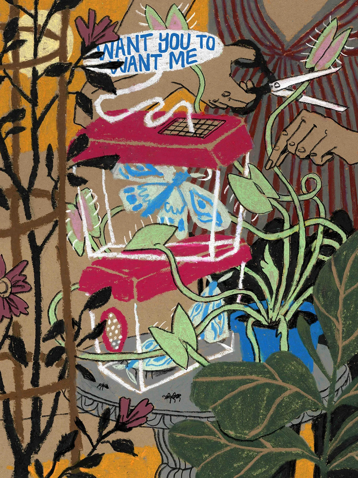 The Fractured Mirror: Reena Wu’s "So This Is Love" and the Art of Surrealist Self-Reflection