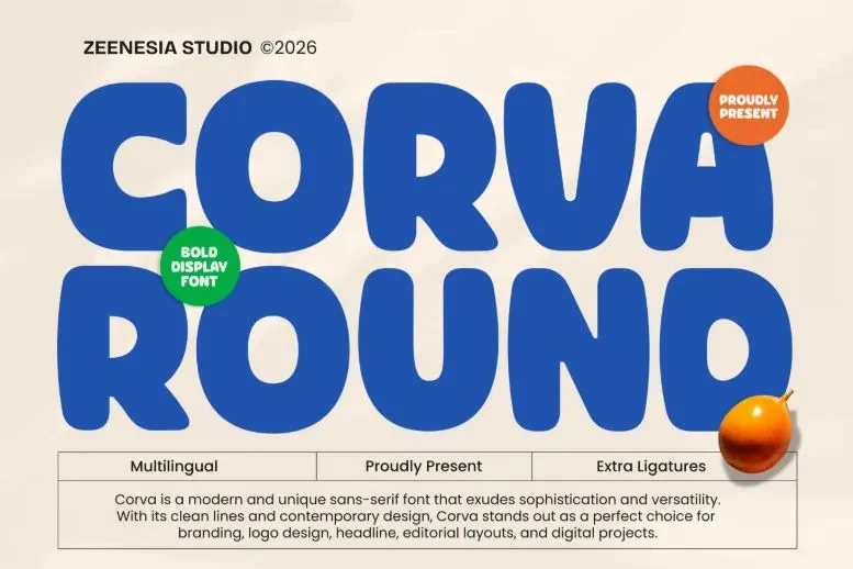The Soft Revolution: Why Rounded Typography is Defining the 2026 Design Aesthetic