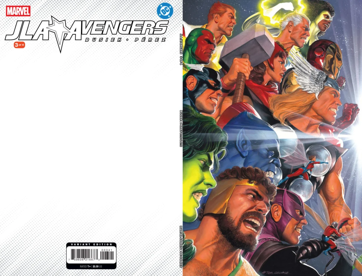 The Ultimate Crossover Returns: DC and Marvel Reveal Alex Ross’s Masterpiece for JLA/Avengers Facsimile Editions