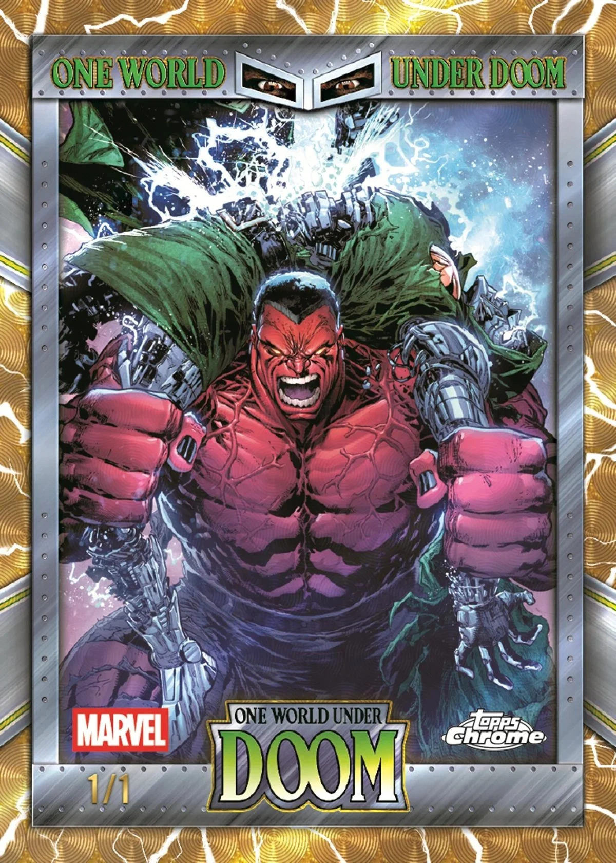 All Hail the Monarch: Topps Immortalizes ‘One World Under Doom’ in New Chrome Trading Card Series