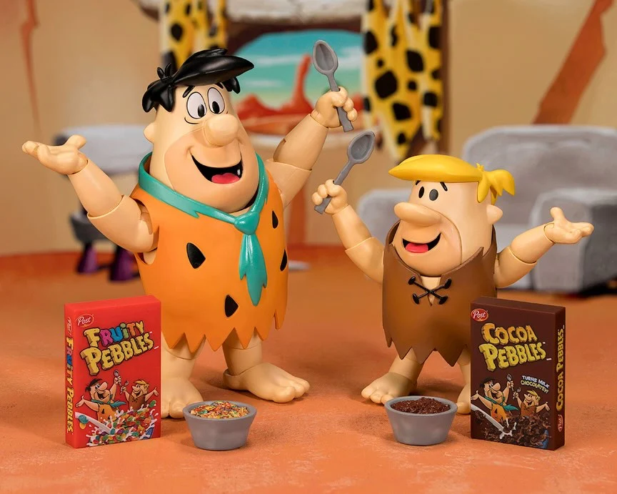 Bedrock Breakfast Icons Come to Life: Jada Toys Launches Premium 1/12 Scale Flintstones Cereal Mascot Figures