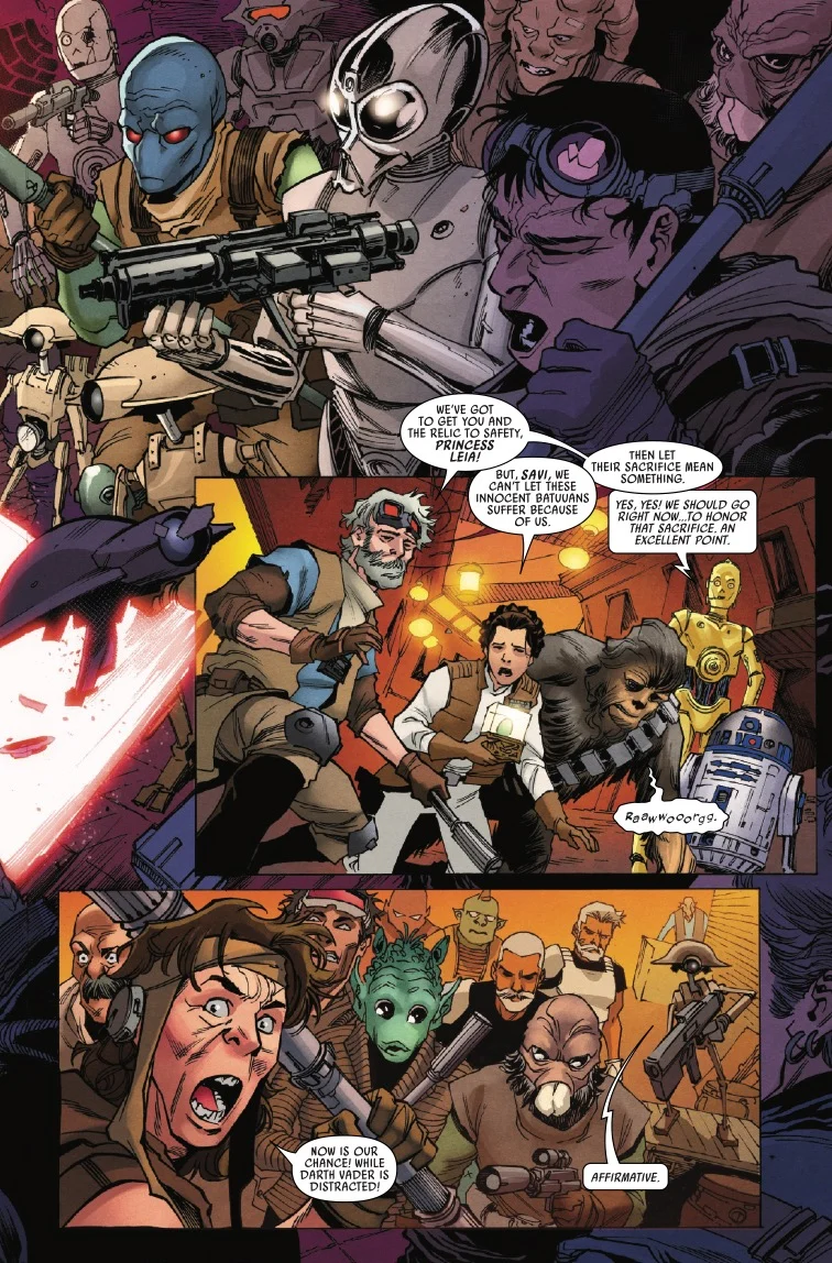 Chaos on Batuu: Darth Vader Enters the Fray in Star Wars: Galaxy’s Edge – Echoes of the Empire #3