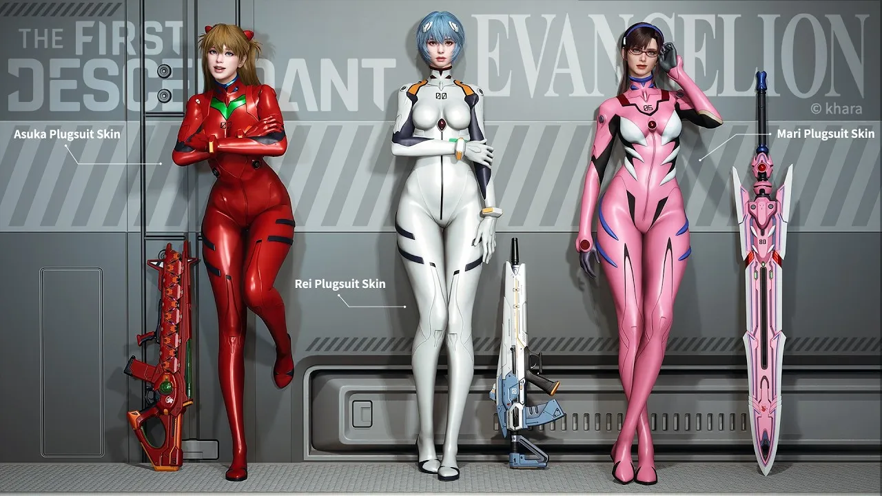 Evangelion’s Iconic Heroines Descend into The First Descendant in Groundbreaking Crossover Event