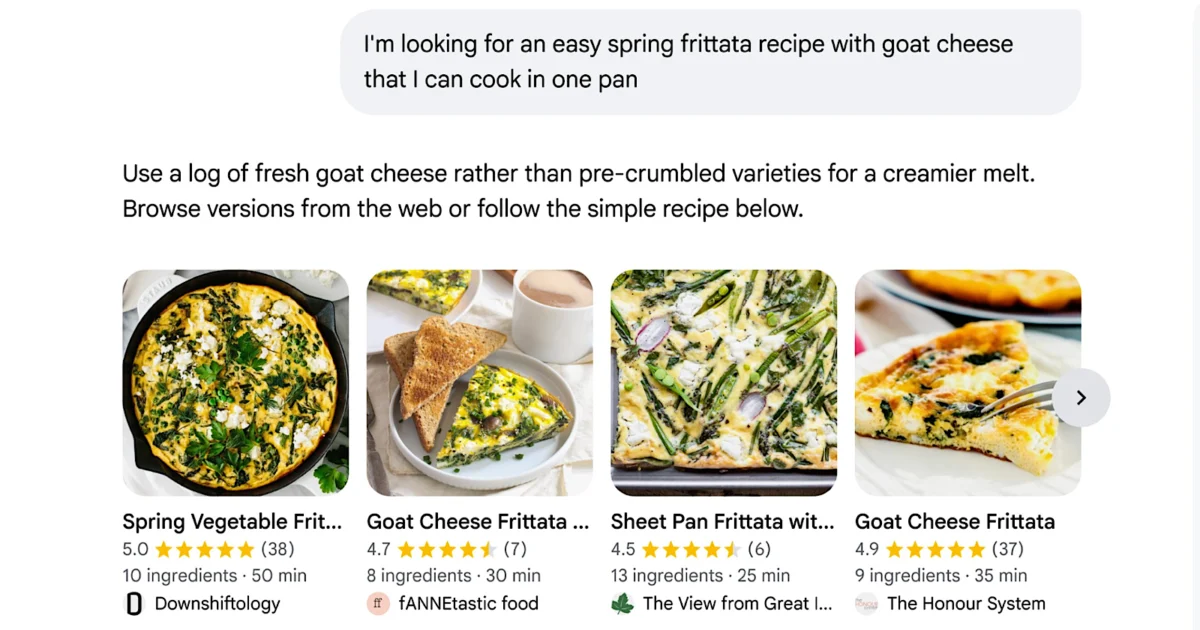 Google’s AI Overhaul: New Recipe Integration Signals a Shift in Search Strategy