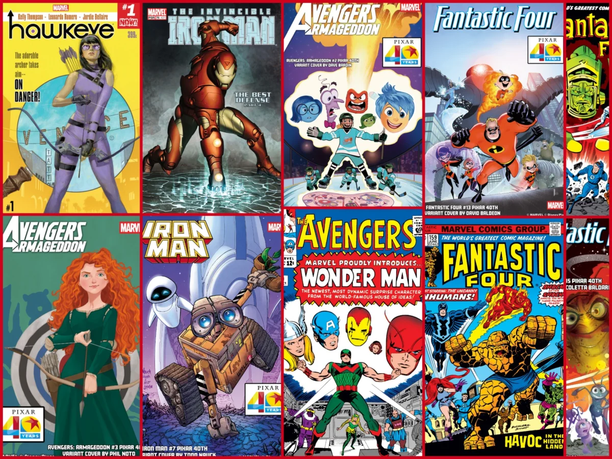 Marvel Comics Celebrates Pixar’s 40th Anniversary with Star-Studded Homage Variant Covers