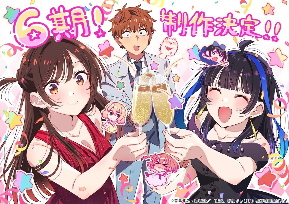 "Rent-a-Girlfriend" Franchise Continues Its Ambitious Expansion with Announcement of Sixth Anime Season