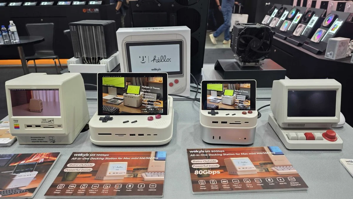 Retro-Futurism Meets Apple: Wokyis Unveils Nostalgic Docks for Mac Mini and Mac Studio at Computex 2026