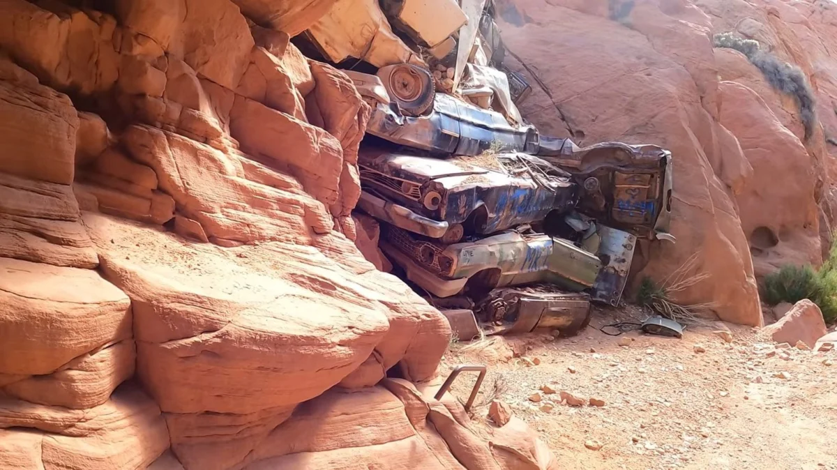 The Detroit Rip-Rap: How Vintage Automobiles Became a Geological Shield in Utah’s Catstair Canyon