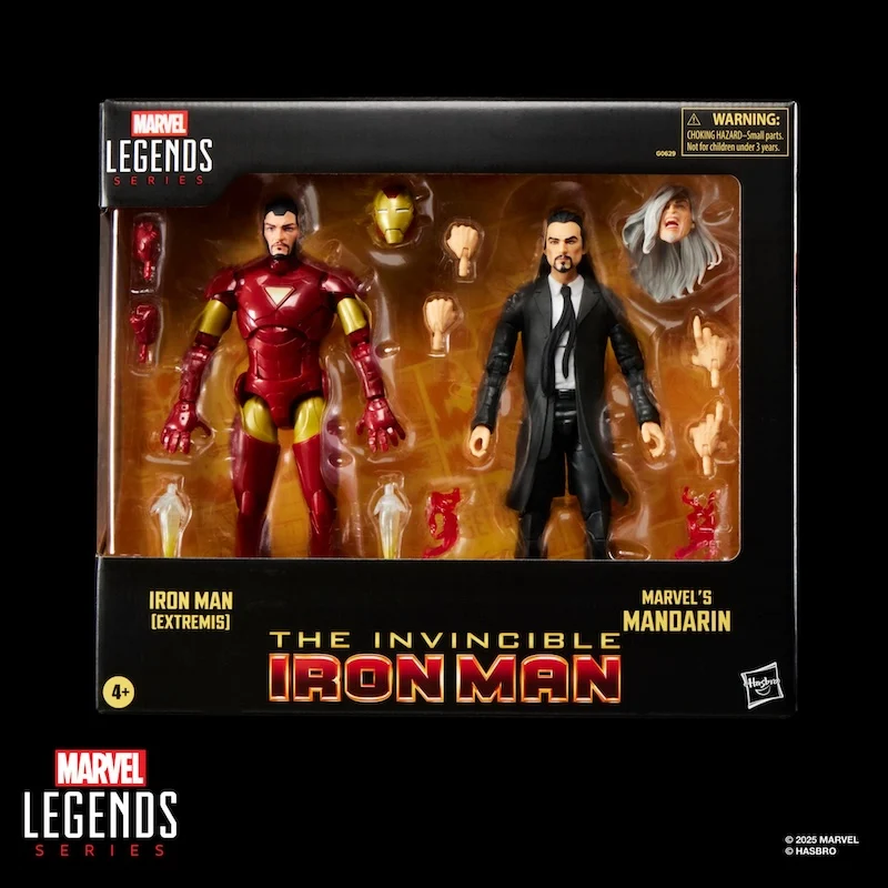 The Return of an Icon: Hasbro Restocks Highly Coveted Marvel Legends Extremis Iron Man and Mandarin Two-Pack