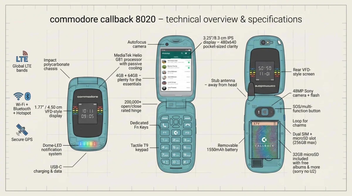 The Return of the Icon: Commodore Reimagines the Mobile Experience with the Callback 8020