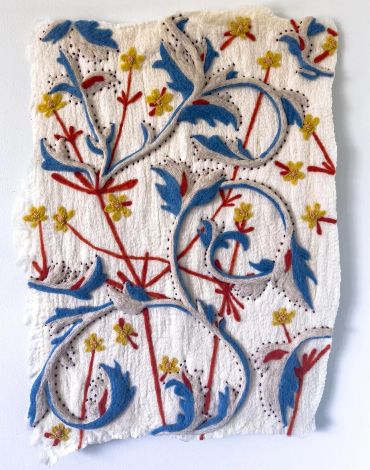 The Tactile Poetry of Holly Guertin: Weaving Nature and Ornament into Fiber Art