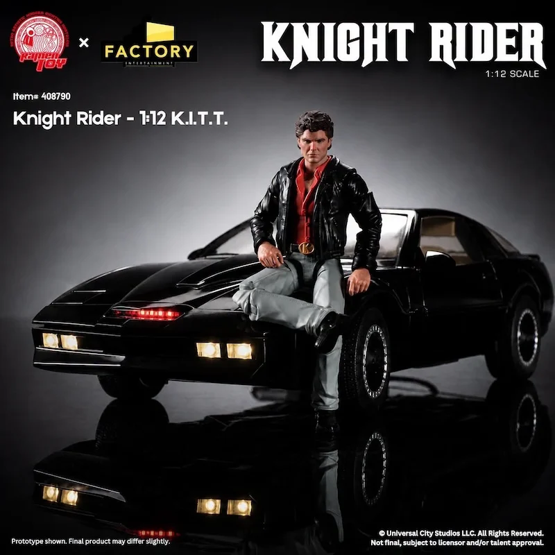 A High-Octane Collector’s Dream: Factory Entertainment Unveils the Definitive 1/12 Scale Knight Rider Experience