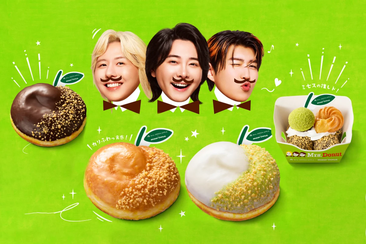A Sweet Symphony: Mrs. Green Apple and Mister Donut Unveil “Mrs. Donut” Collaboration