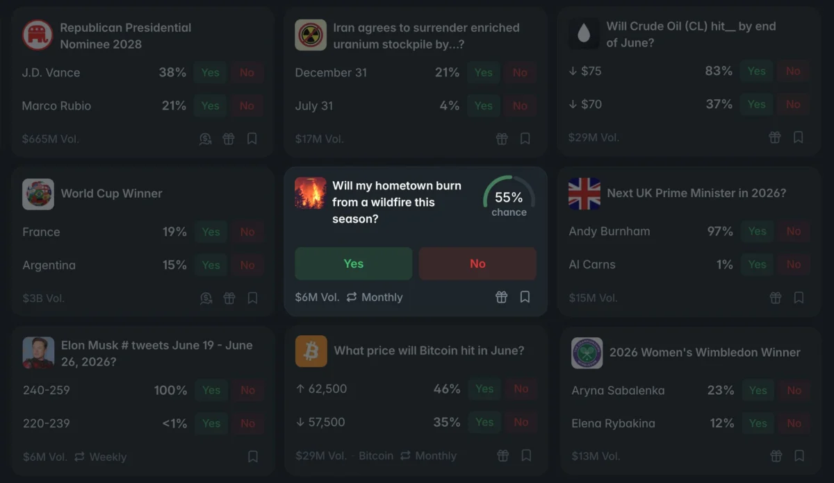 Betting on Disaster: The Ethical Chasm of Wildfire Prediction Markets