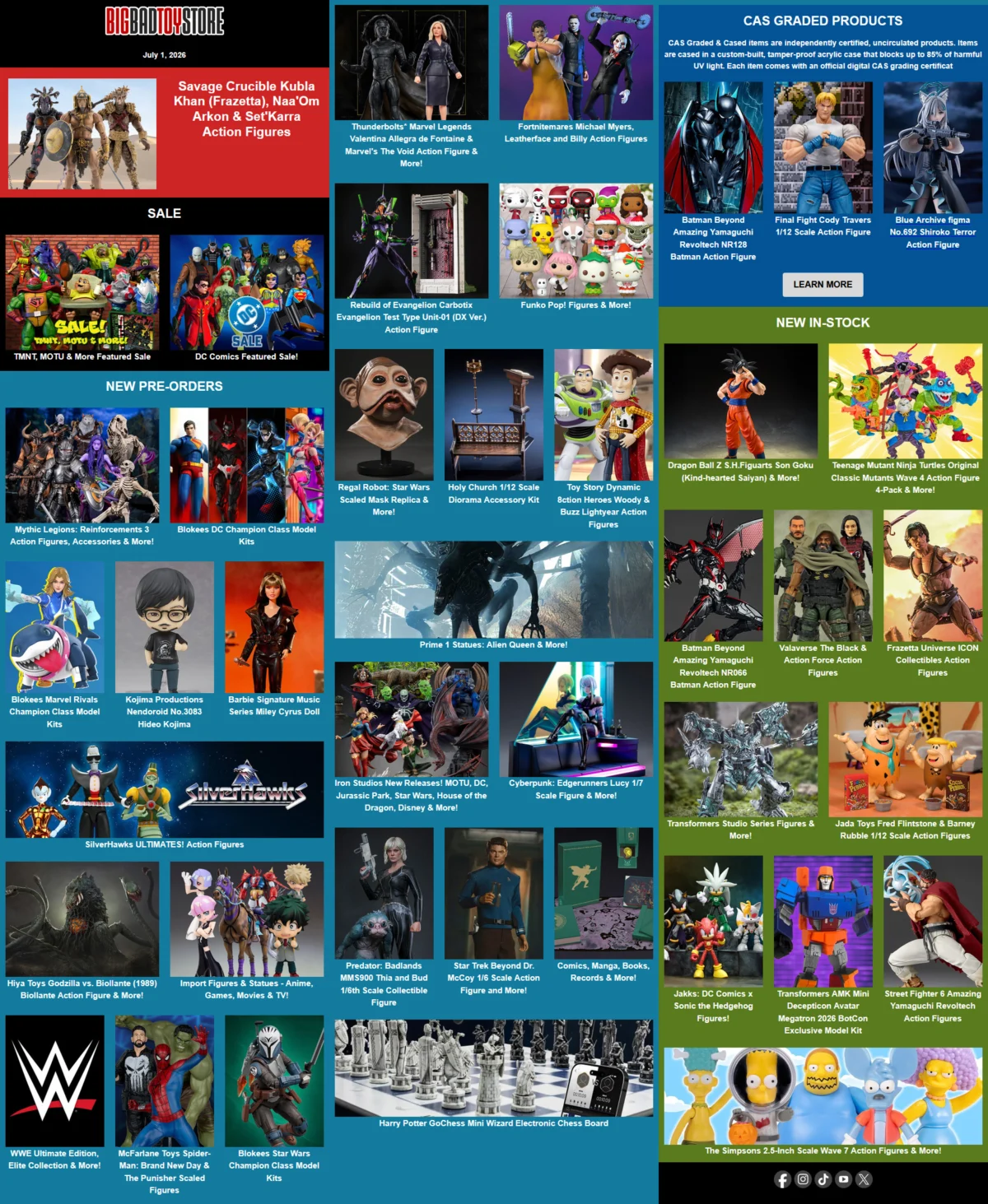 Collector’s Digest: BigBadToyStore Unleashes Massive Wave of Pre-Orders and Restocks