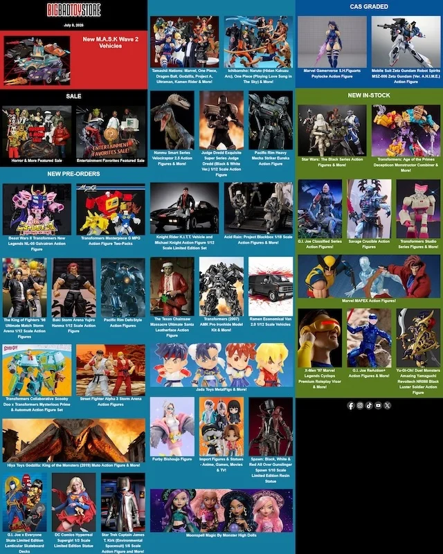 Collector’s Paradise: BigBadToyStore Unveils Massive Wave of New Pre-Orders and Arrivals