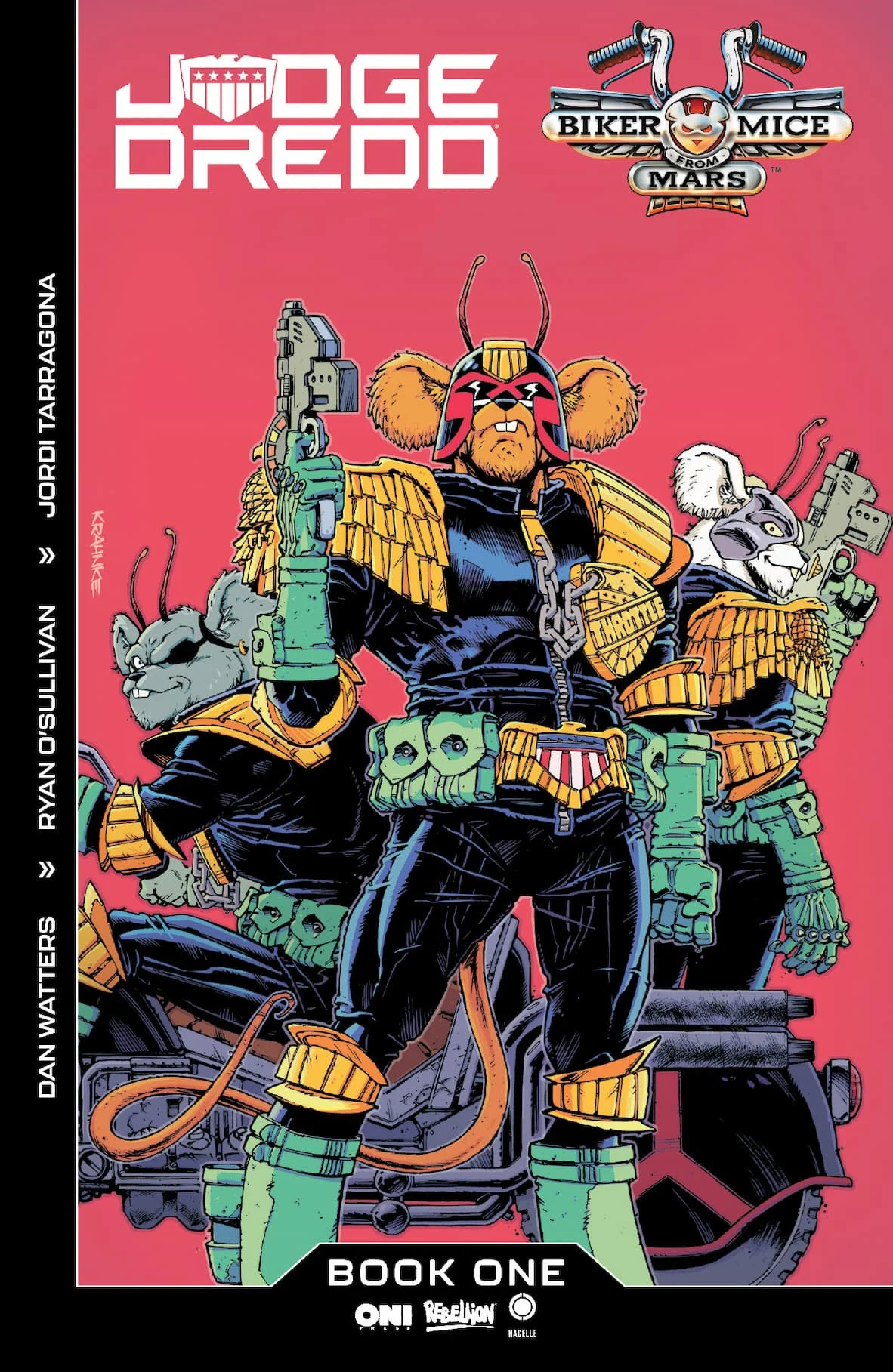 Collision in Mega-City One: The Historic Convergence of Judge Dredd and the Biker Mice from Mars