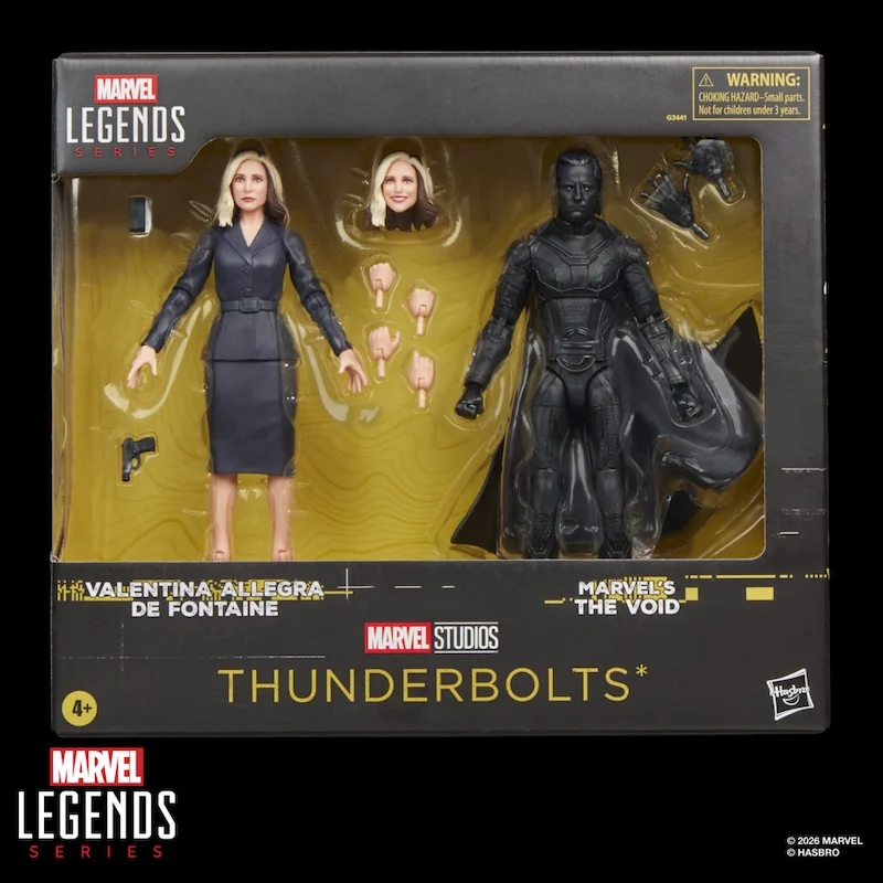 Expanding the Marvel Legends Universe: Hasbro Unveils The Thunderbolts Two-Pack Featuring Valentina Allegra De Fontaine and The Void