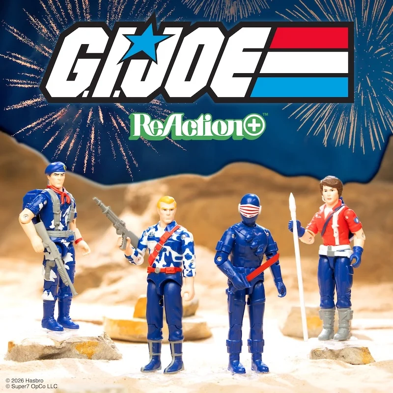 G.I. Joe Returns: Super7 Launches "America’s 250th Anniversary" ReAction+ Wave 8