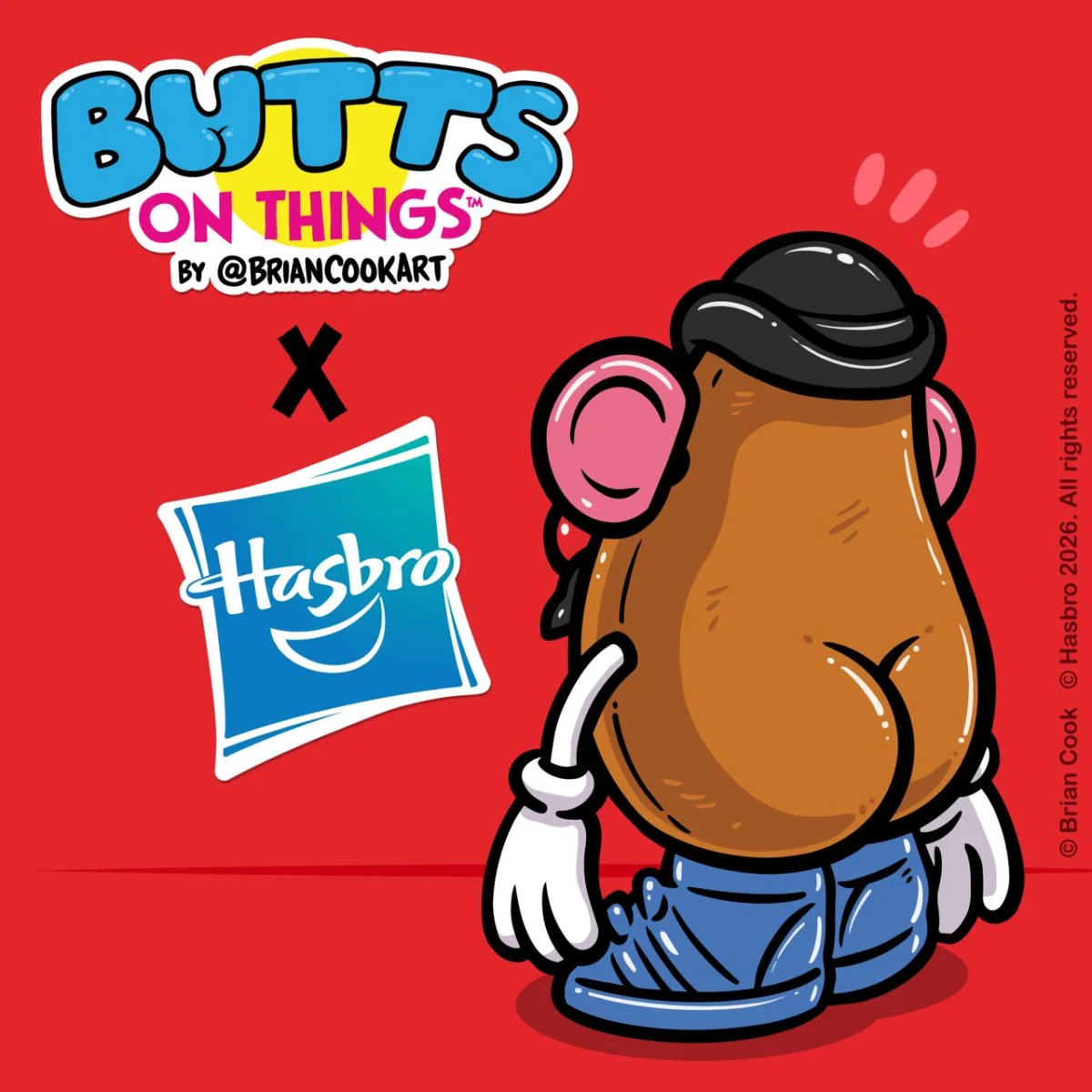 Hasbro and "Butts on Things" Announce Irreverent Partnership for 2027 Collectibles Line
