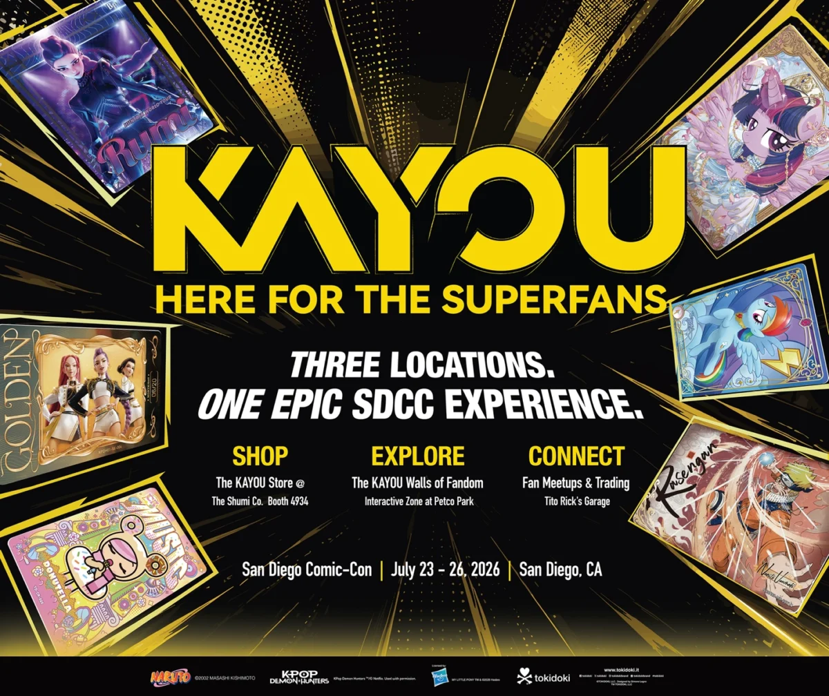 KAYOU Makes Its Mark: A Global Trading Card Giant Brings an Immersive Experience to SDCC 2026