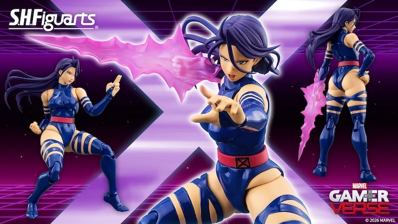 Psylocke Joins the Ranks: Bandai Namco Expands the S.H. Figuarts Gamerverse Lineup