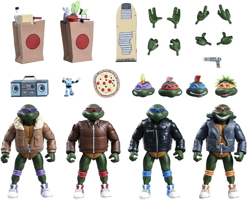 Radical Deals: NECA’s Teenage Mutant Ninja Turtles ‘Punk Turtles’ 4-Pack Receives Significant Price Drop
