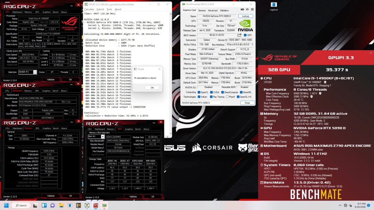 Shattering the Silicon Ceiling: Team OGS Hits Historic 4GHz Milestone with Galax RTX 5090D