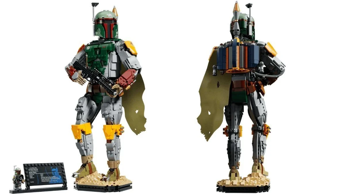 The Bounty Hunter Returns: LEGO Unveils Massive 1,544-Piece Boba Fett Statue