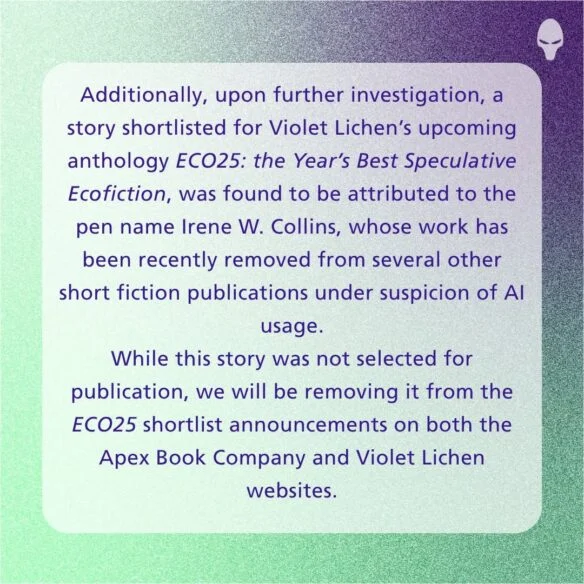 The Integrity Crisis: Apex Magazine Removes Submissions Amid Rising AI Concerns
