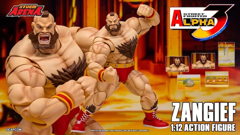 The Red Cyclone Returns: Storm Collectibles Unveils New Street Fighter Alpha 3 Zangief Figure