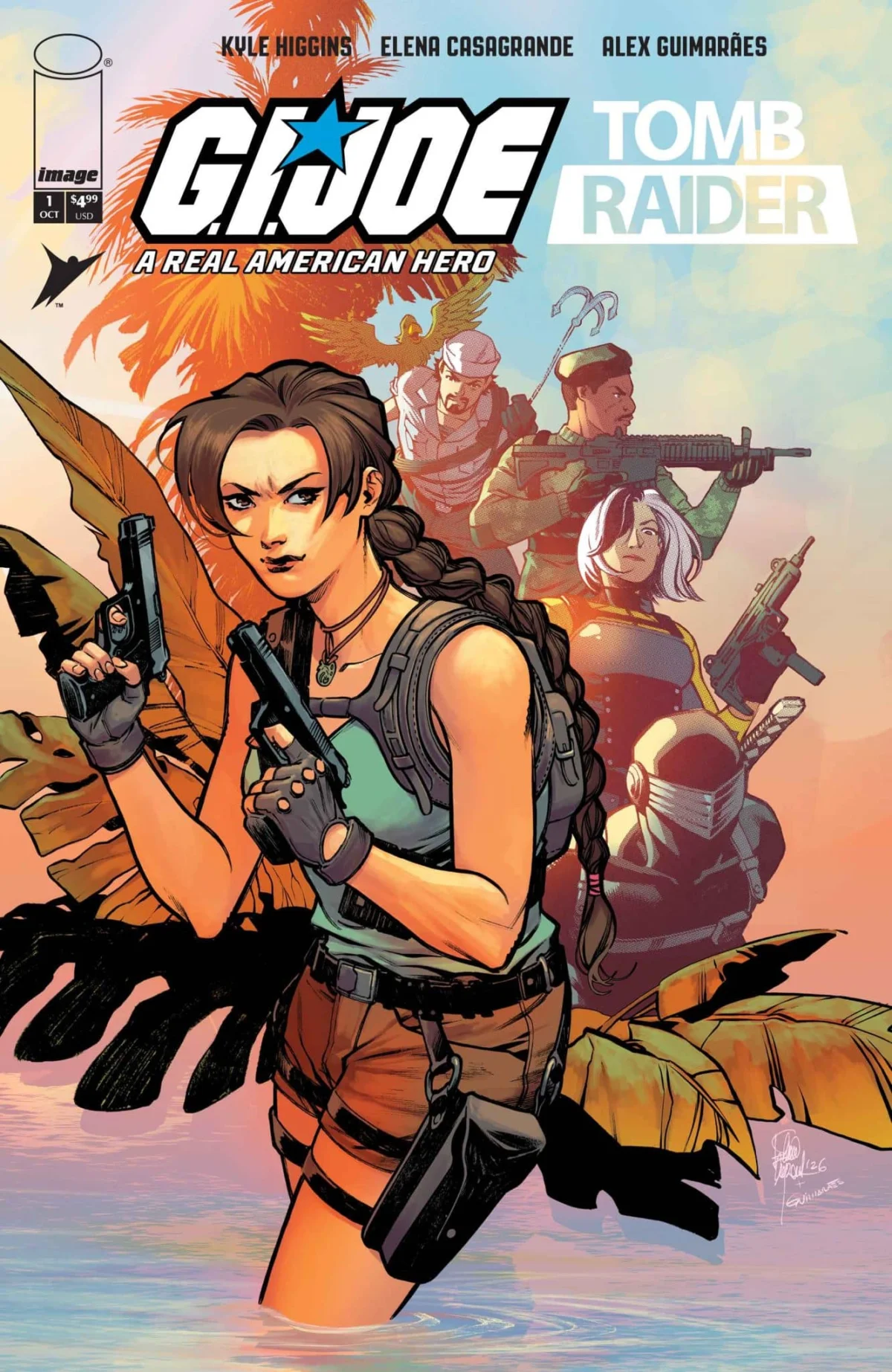The Ultimate Crossover: Lara Croft Enlists the G.I. Joes in Historic New Miniseries