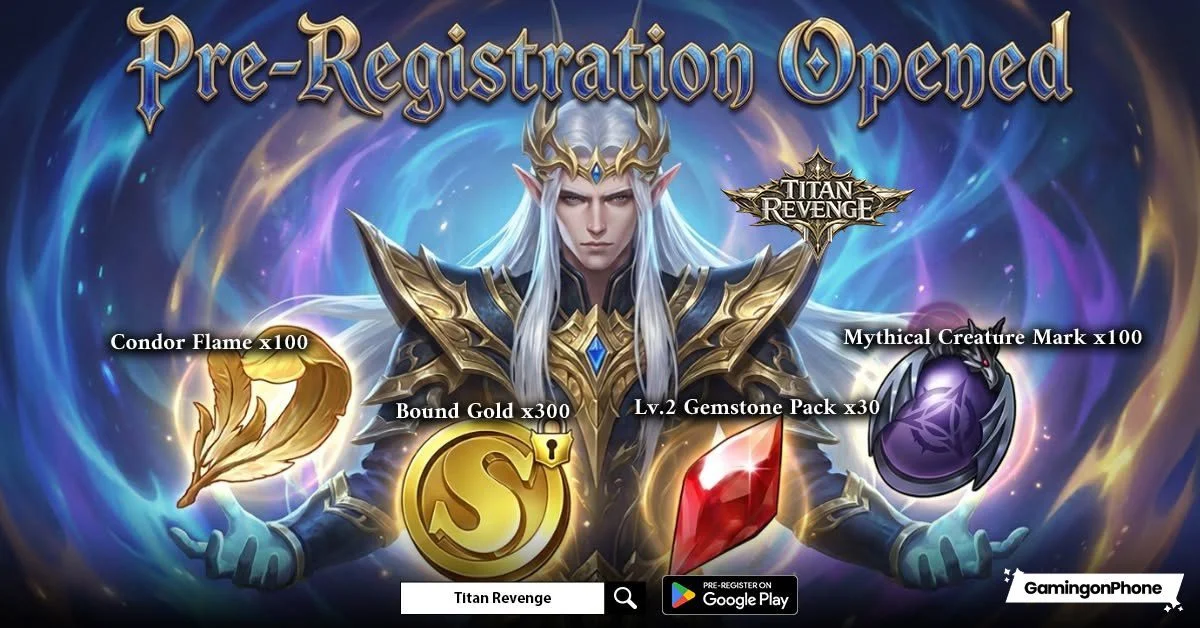 Titan Revenge: Unleashing Divine Powers as a Greek Mythology MMORPG Enters Android Pre-Registration