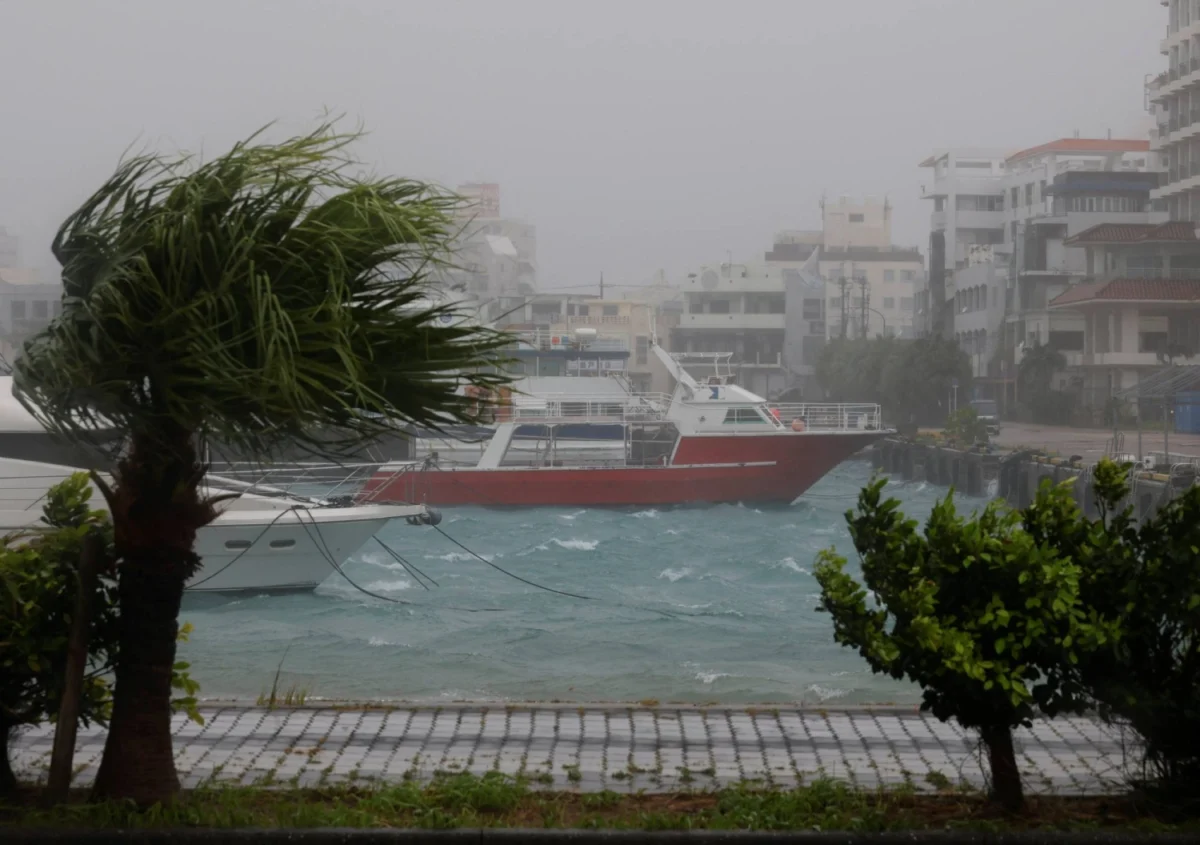 Typhoon Bavi Lashes Okinawa’s Sakishima Islands as Storm Tracks Toward Taiwan