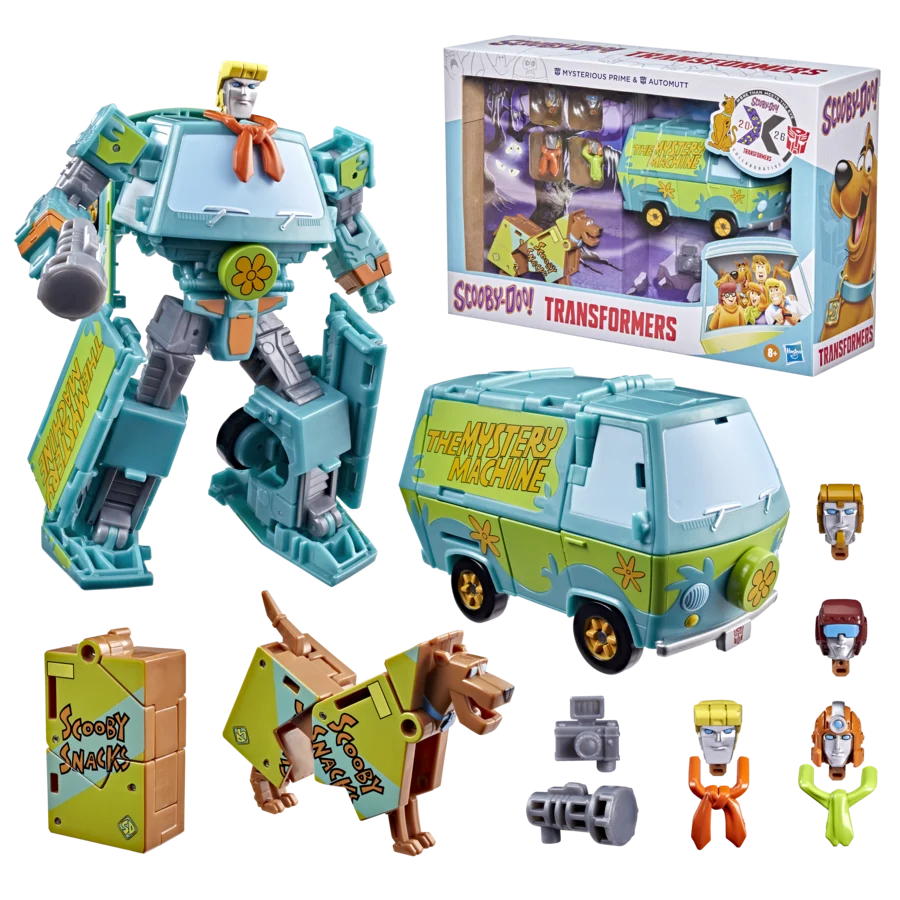 Zoinks, Robots! Hasbro Unveils the Iconic Scooby-Doo x Transformers Crossover Set