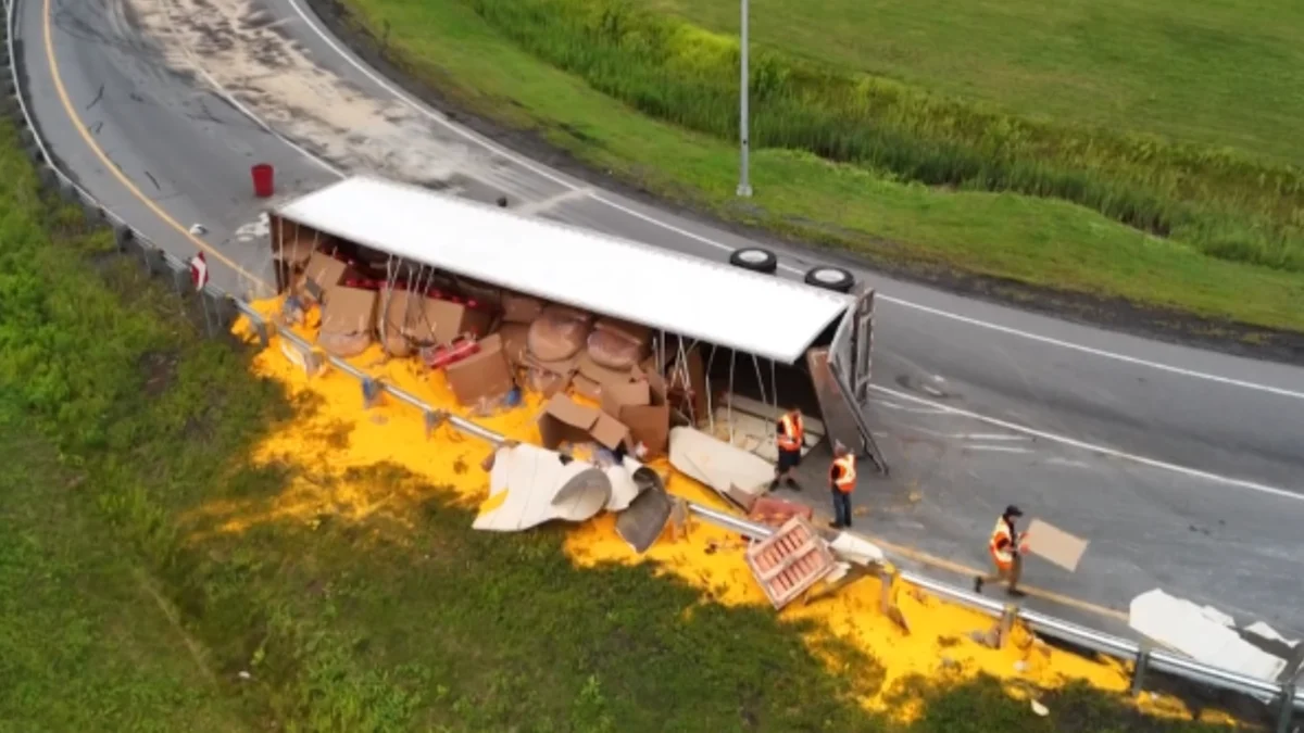 A Cheesy Catastrophe: Kraft Dinner Spill Paralyzes Montreal Traffic Infrastructure