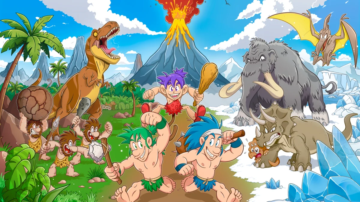 Prehistoric Power-Ups: Red Art Games Revives Data East’s Joe & Mac Legacy