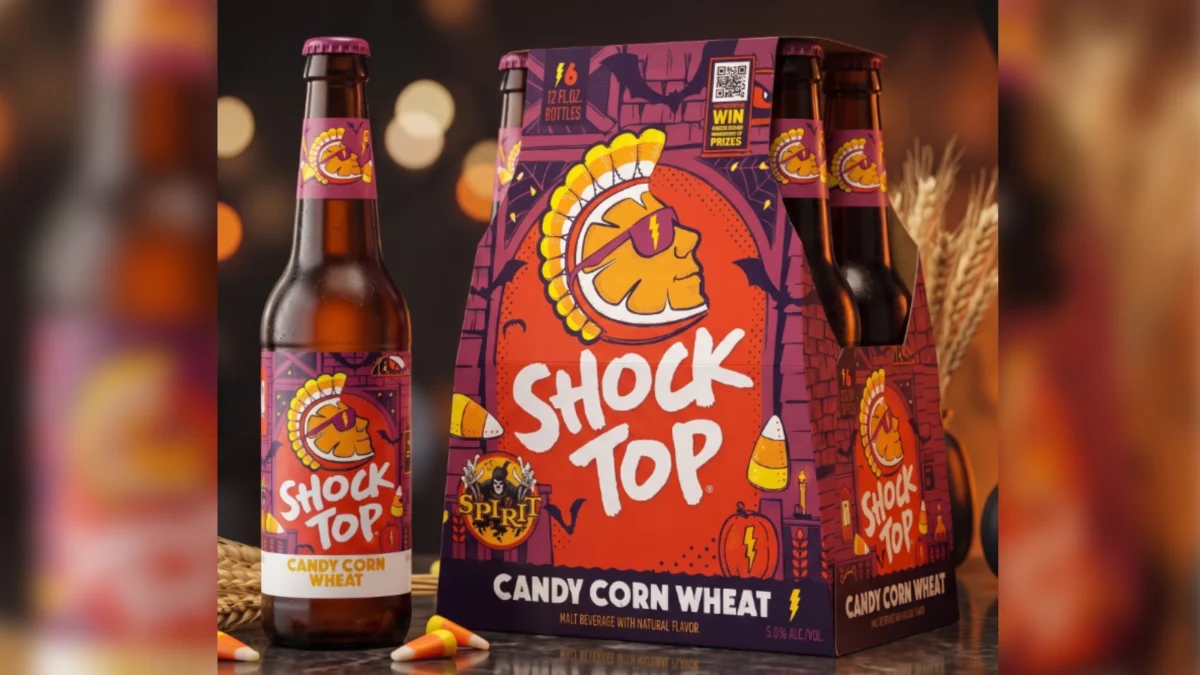 A Hauntingly Sweet Collaboration: Shock Top and Spirit Halloween Unveil Candy Corn Beer and Iconic Costume