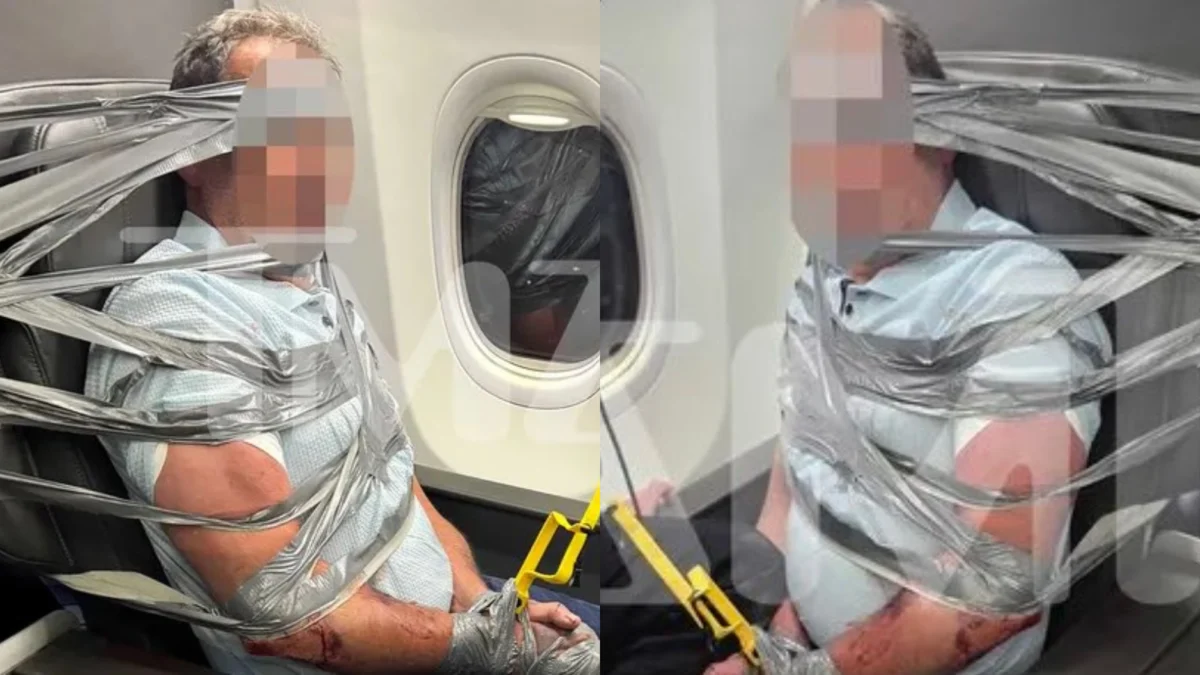 Chaos at 30,000 Feet: American Airlines Flight Diverted After Violent Outburst and Passenger Restraint